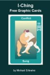 I-Ching card depicting conflict and struggle.