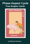 Man pushing pig on graphic card.