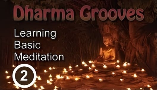 Dharma Grooves: Learning Basic Meditation Cover.