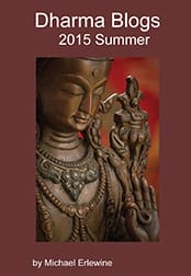 Book cover showing close-up Buddhist statue