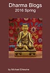 Dharma Blogs 2016 Spring Buddha on patterned background