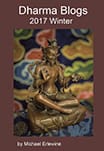 Seated Buddha statue on colorful cloud background