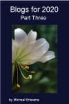 Book cover with white flower close-up