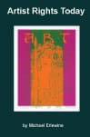 Book cover with colorful abstract artist silhouette