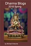 Book cover with Tibetan Buddhist deity statue