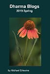 Pink coneflower on green book cover