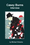Stylized book cover showing man in hat