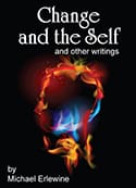 Black book cover with colorful flame illustration