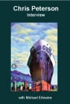 Book cover: airship flying over city and mountains