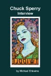 Colorful psychedelic portrait of woman on book cover
