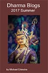 Dharma Blogs 2017 Summer cover with painted deity