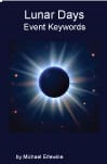 Book cover: "Lunar Days" eclipse artwork