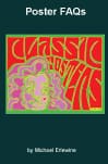 Book cover showing colorful psychedelic poster design