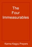 Red book cover reading "The Four Immeasurables"