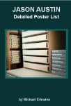 Book cover with stacked poster frames