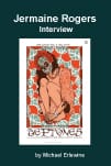 Book cover with illustrated reclining woman