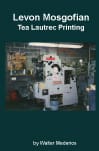 Book cover with printing press photograph
