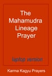 Red book cover titled Mahamudra Lineage Prayer