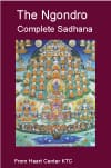 Colorful Tibetan Buddhist mandala on book cover