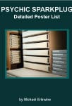 Psychic Sparkplug book cover with poster storage