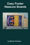 Book cover showing poster measuring boards