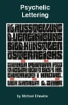Black and white psychedelic typography book cover