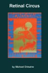 Colorful book cover with red abstract silhouette