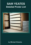 Teal book cover with stacked poster drawers