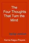 Red book cover titled The Four Thoughts
