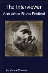 Book cover featuring blues musician playing harmonica