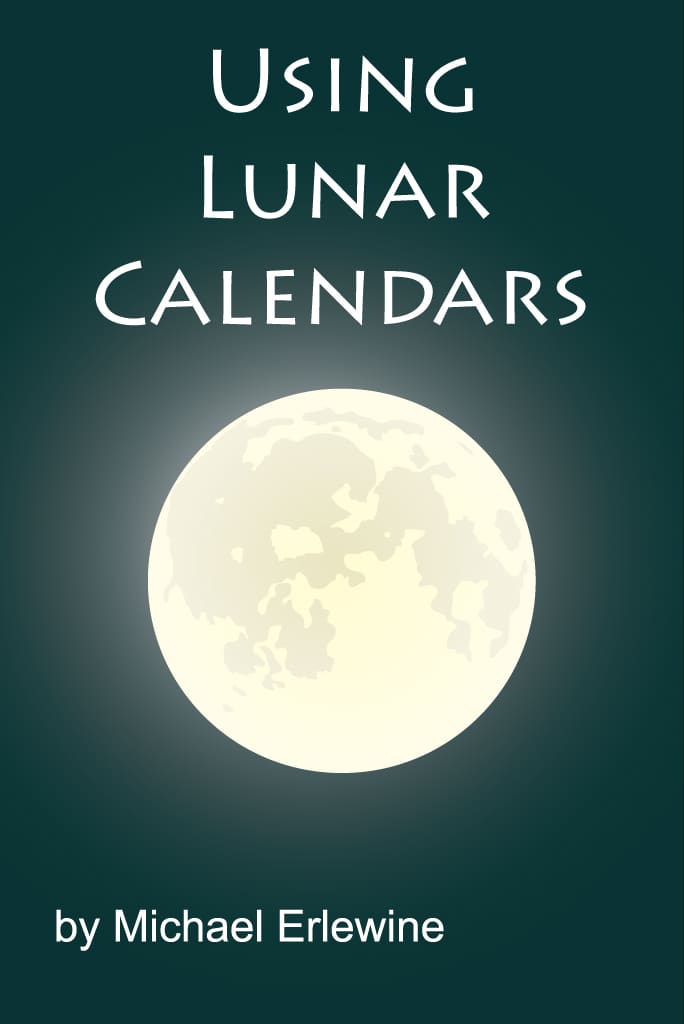 Book cover showing full moon and title