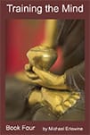 Book cover: meditating statue holding bowl