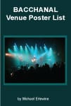 Book cover: Bacchanal Venue Poster List