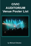 Teal poster showing concert stage with audience