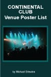 Continental Club poster showing concert stage
