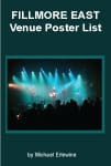 Book cover: Fillmore East with concert photo