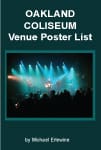 Oakland Coliseum book cover showing concert stage