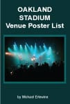 Oakland Stadium poster list book cover