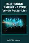 Red Rocks Amphitheater poster with concert photo