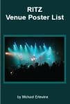 Book cover with concert stage and crowd