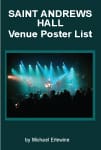 Saint Andrews Hall poster with concert stage