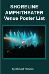 Concert stage with blue-green lights and crowd