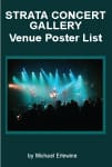 Concert stage with blue-green lights and audience