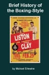 Vintage book cover featuring a boxing poster