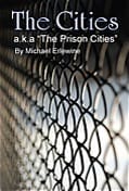 Book cover with blurred chain-link fence